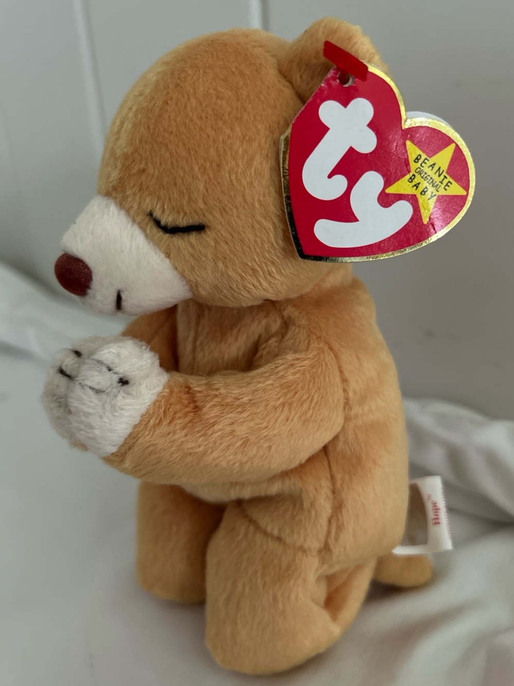 Ty Beanie Baby Hope The Praying Bear 90s vintage retired Plush toy beanie babies